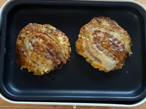 グルルテンフリーお好み焼きの写真です