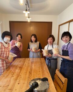 味噌レッスンのできた味噌の写真です