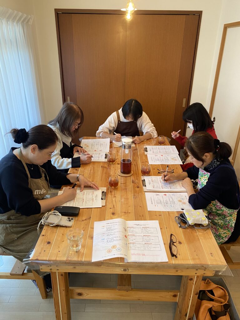 出汁の座学の写真です