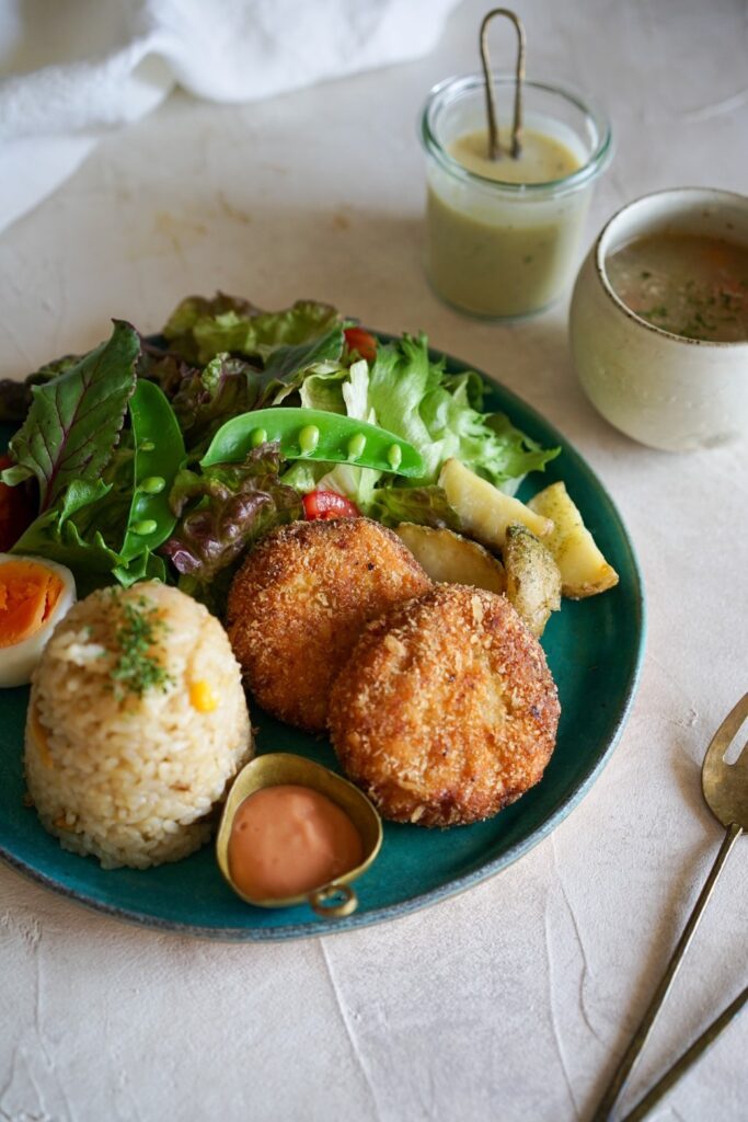 玉ねぎ麹レッスンのランチです